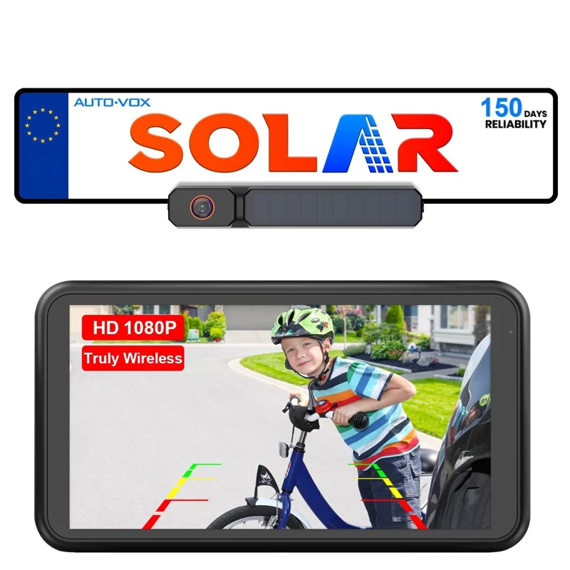 دوربین دنده عقب خورشیدی AUTO-VOX X-S3N