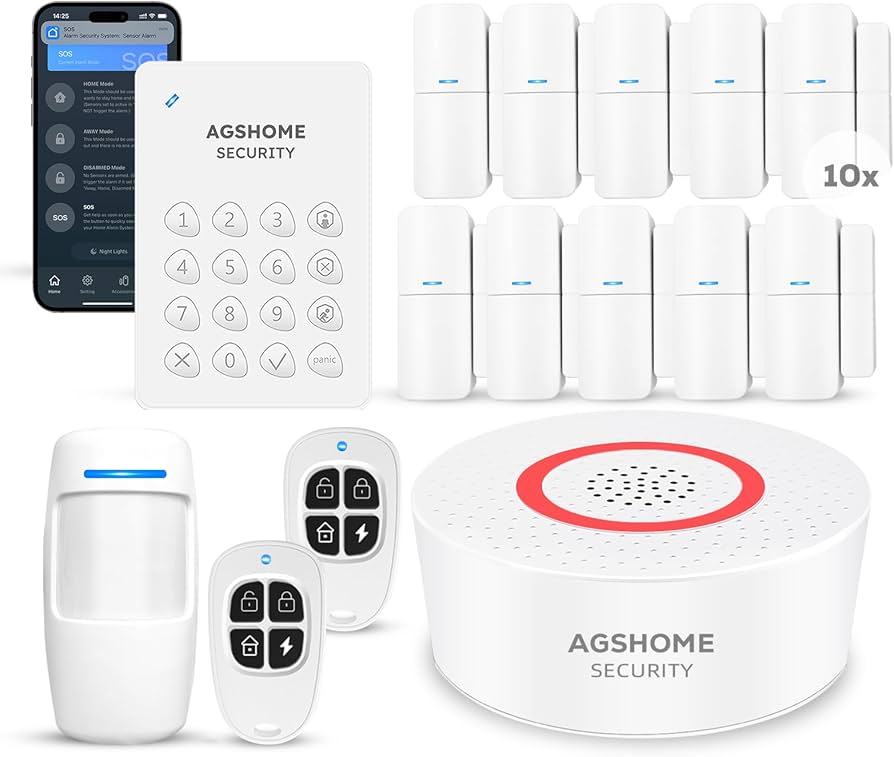 سیستم امنیتی خانگی بی‌سیم AGSHOME ALarm DP-W2