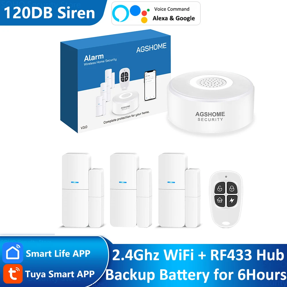سیستم امنیتی بی‌سیم خانه AGSHOME Alarm