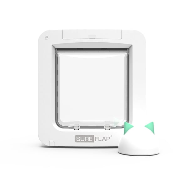 درب حیوانات خانگی هوشمند SURE FLAP Microchip Pet Door Connect + Hub. iHBWT