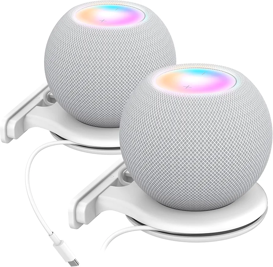 نگهدارنده اسپیکر اپل alhastyle WALL MOUNT For HomePod mini HomePod mini not included. 2 Pack