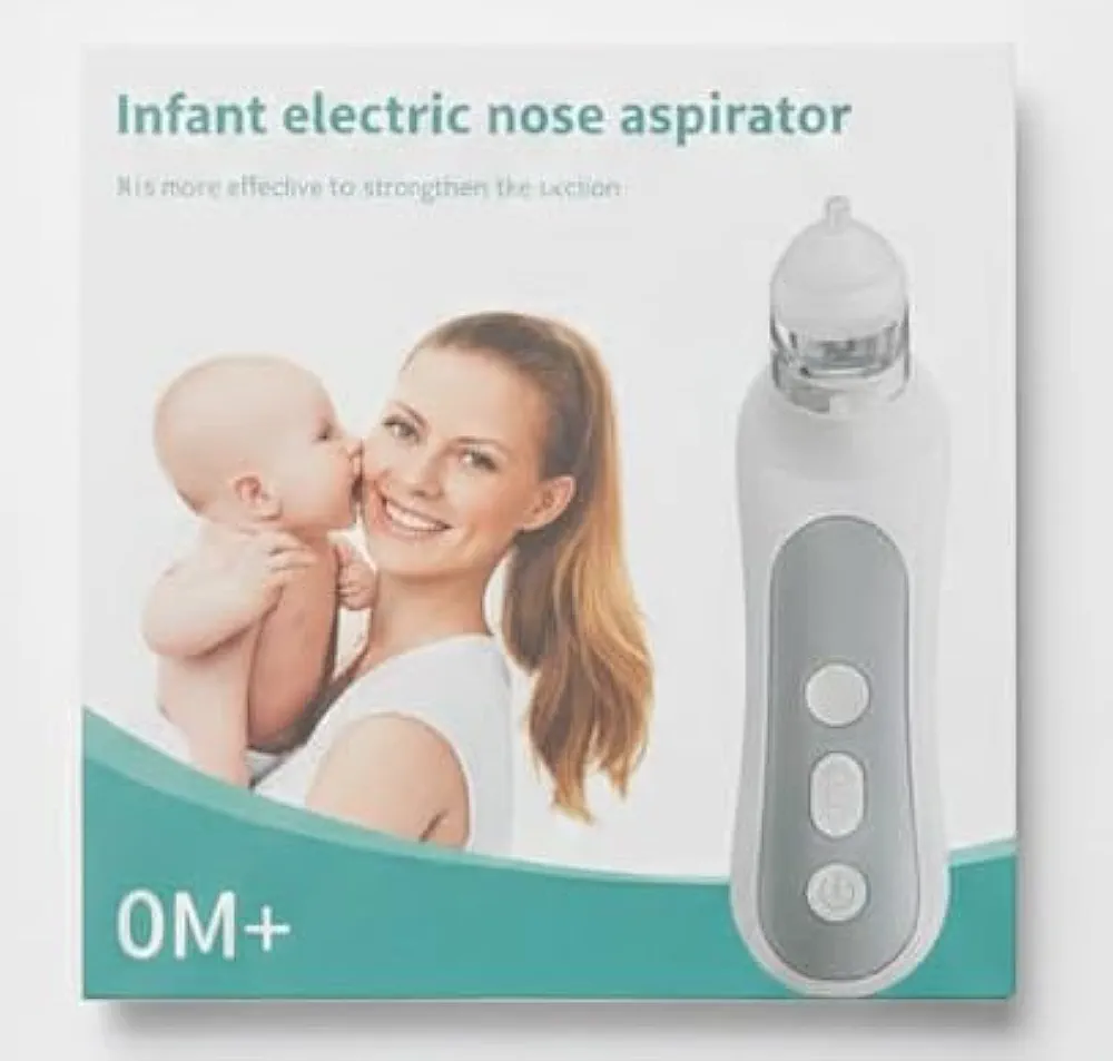 دستگاه پوار بینی برقی شارژی کودک infant electric nose aspirator. UB-007. OM