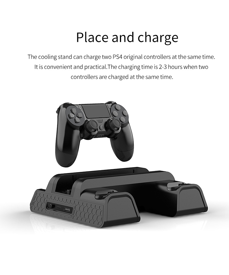 پایه چندکاره پلی استیشن 4 PS4 DOBE® FOMIS ELECTRONICS. MULTIFUNCTIONAL COOLING STAND P-4 SERIES