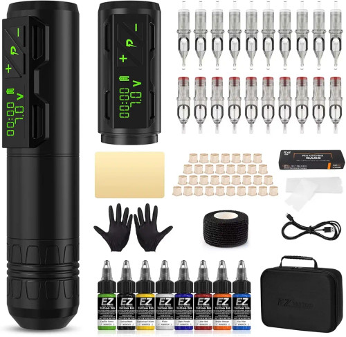 کیت تاتو بیسیم EZ Tattoo Kit P2S