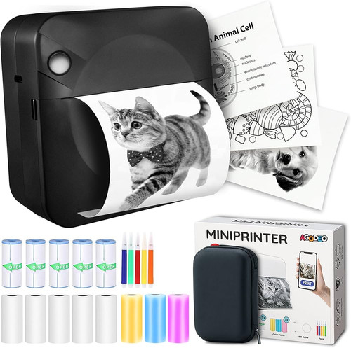 Miniprinter agodeo مینی پرینتر حرارتی اصلی امازون