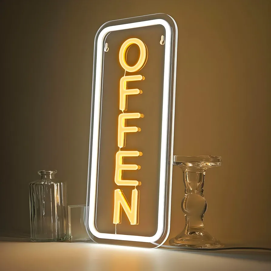 تابلو نئون LED OPEN عمودی LightingWill