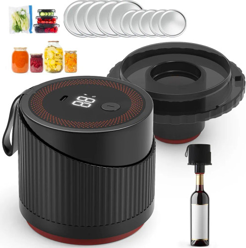 دستگاه وکیوم سیلر برقی شارژی مخصوص شیشه و بطری Electric Vacuum Sealer