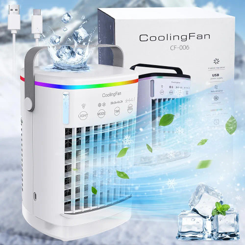مینی کولر آبی و مه پاش رومیزی و قابل حمل/Cooling fan. cf006