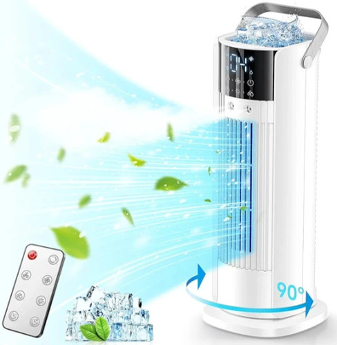 کولر قابل حمل F20 با نوسان ۹۰ درجه و رطوبتسازAir Cooler
