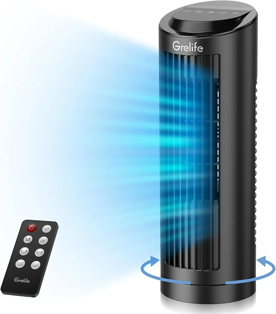 پنکه برجی کنترل دارGrelife Portable Bladeless Fan-tf_2202e