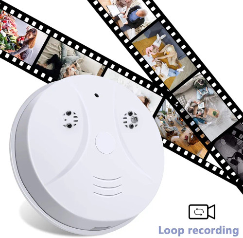 دوربین امنیتی طرح دتکتور دود WiFi مدل B0DM633RNR | کیفیت Full HD 1080P با تشخیص حرک