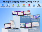 مانیتور اکستندر لپتاپ -KEFEYAS3| نمایشگر دوگانه قابل حمل Full HD برای افزایش فضای کاری