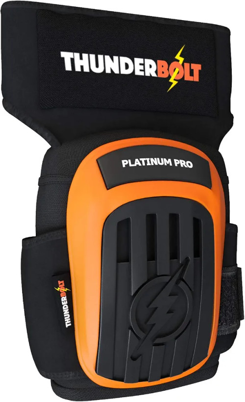 زانوبند حرفهای مدل Thunderbolt Platinum Pro. TB-003 زانوبند محافظ کار و ساختمان با طراحی ارگونومیک