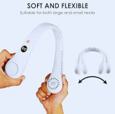 پنکه گردنی شارژی بدون پره پنکه پوشیدنی Hands-Free با طراحی سبک و بیصدا NECK FAN. S12