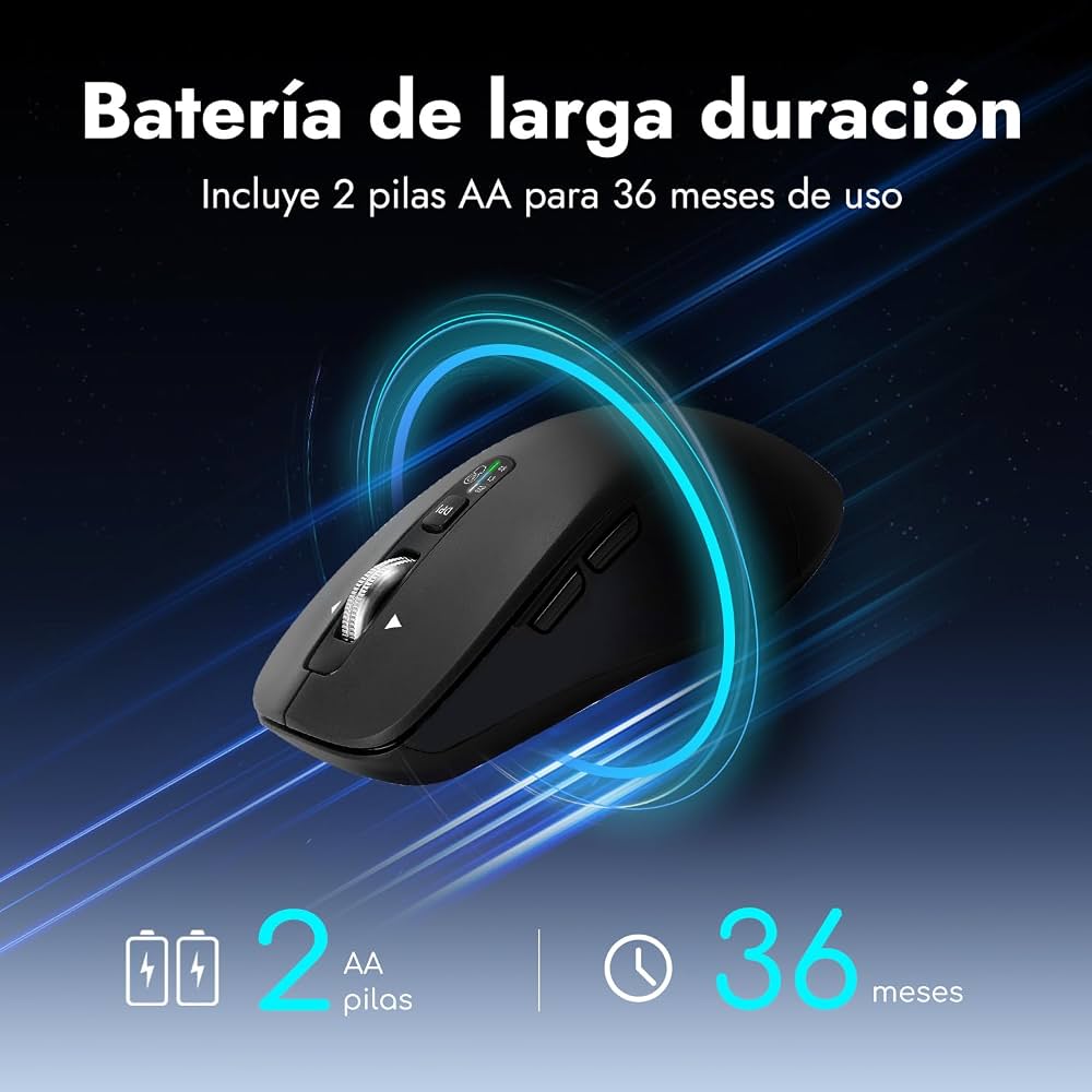 ماوس بیسیم CITLLA L360 ماوس ارگونومیک چند دستگاهی با بلوتوث و اسکرول ۴ جهته