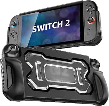 قاب محافظ ضدضربه Nintendo Switch 2 (مدل 2025) کاور ارگونومیک ضدخش با طراحی دو تکه