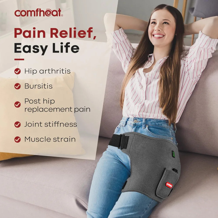 کمربند گرمایشی بیسیم باسن مدل Comfheat. BK0000749 پد حرارتی قابل شارژ برای تسکین درد سیاتیک و مفصل ران