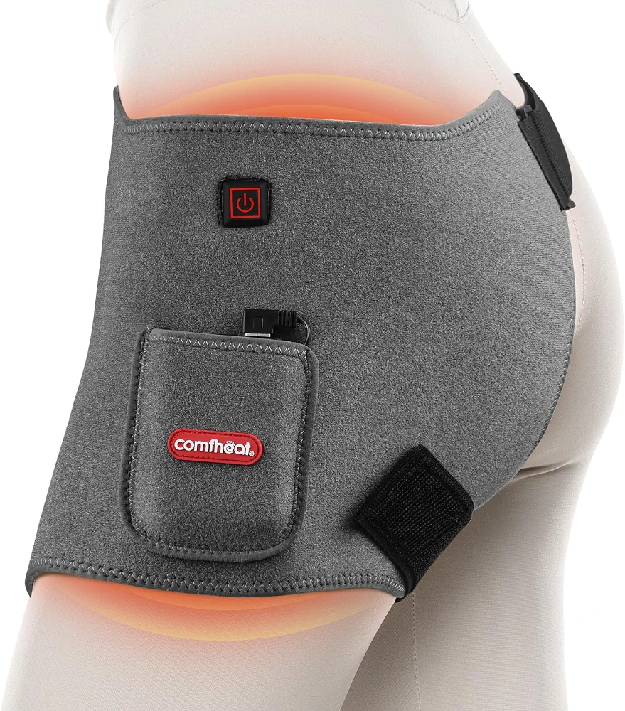 کمربند گرمایشی بیسیم باسن مدل Comfheat. BK0000749 پد حرارتی قابل شارژ برای تسکین درد سیاتیک و مفصل ران