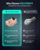 حلقه پالس اکسیمتر هوشمند HOLFENRY | اندازهگیری مداوم اکسیژن خون، ضربان قلب و پایش خواب
