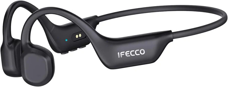 هدفون القایی استخوانی IFECCO_X28 بلوتوث 6.0 ضدآب IP67، شارژ مغناطیسی و 10 ساعت پخش