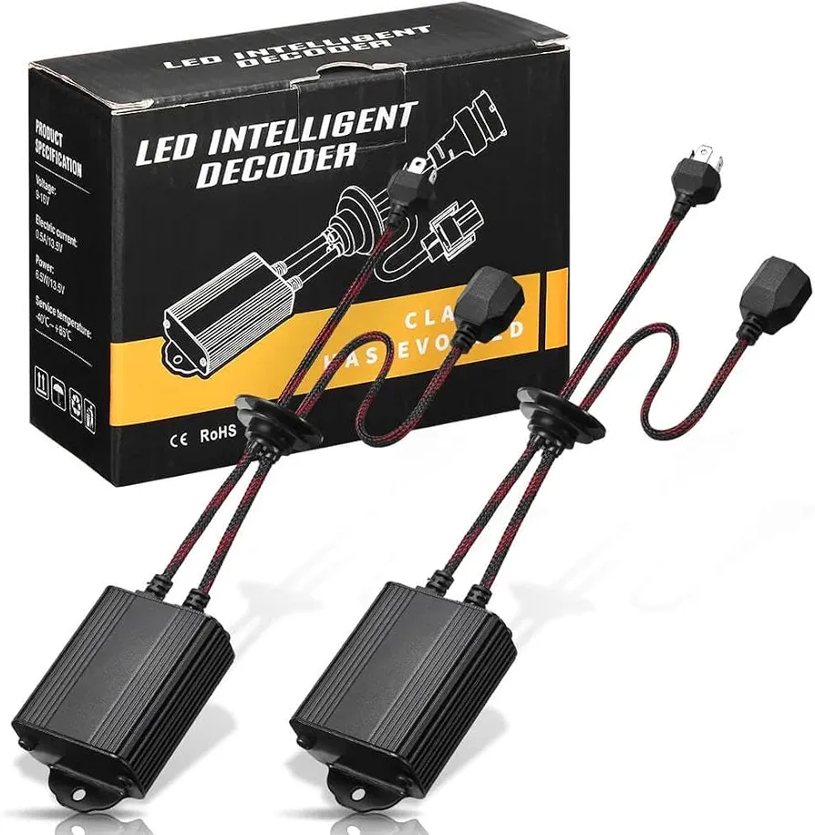 کیت تبدیل چراغ جلو خودرو مدل NIGHTEYE.  H4 لامپ LED خودرو با نور سفید 6500K نصب Plug & Play و ضدآب IP68