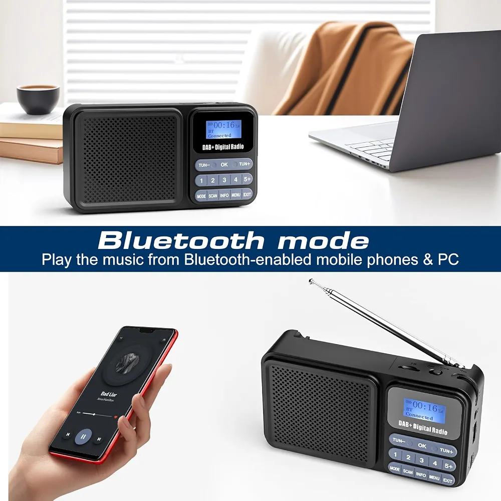 رادیو و اسپیکر خورشیدی دیجیتال Gallypek DAB-P11