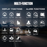 نمایشگر دیجیتال خودرو AUTOOL X60 مانیتور OBD2 چندمنظوره با نمایش سرعت، دور موتور، دمای آب و ولتاژ باتری