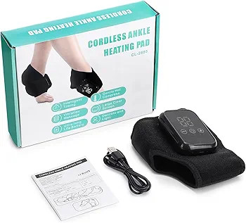 ماساژور و گرمکن مچ پا شارژی مدل ROHVEMJ CL-2888 ماساژور هوشمند مچ پا با گرمایش، لرزش و باتری قابل شارژ