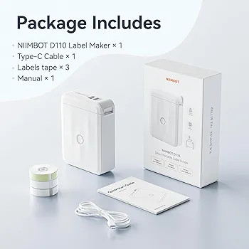 پرینتر لیبل زن بلوتوثی مدل NIIMBOT_D110