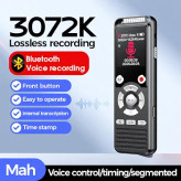 ضبطکننده صدای دیجیتال EVISTR کیفیت ضبط 3072Kbps حافظه 64 گیگابایت و حذف نویز هوشمند