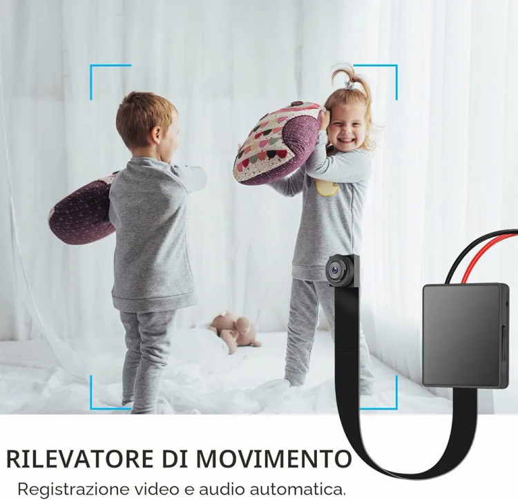 دوربین امنیتی کوچک OTADUG Mini Spy Camera | دوربین وایفای Full HD با دید در شب و تشخیص حرکت