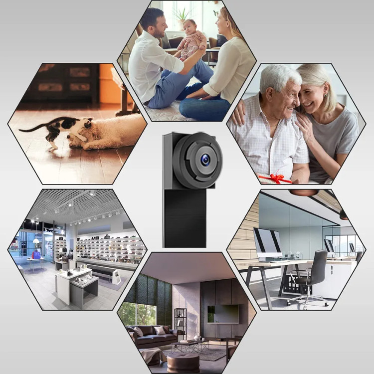 دوربین امنیتی کوچک OTADUG Mini Spy Camera | دوربین وایفای Full HD با دید در شب و تشخیص حرکت
