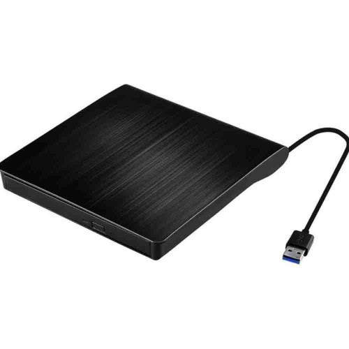 درایو نوری اکسترنال Vlio | DVD/CD رایتر خارجی USB برای لپتاپ و کامپیوتر