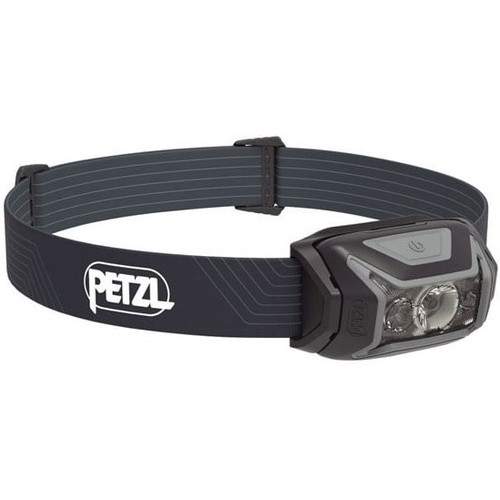 چراغ پیشانی پتزل PETZL هدلامپ شارژی 450 لومن با نور قرمز و باتری