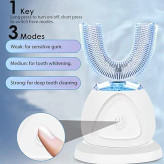 مسواک برقی اولتراسونیک U-shaped electric toothbrush. Y512 مسواک U شکل 360 درجه با شارژ بیسیم و تایمر هوشمند