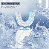 مسواک برقی اولتراسونیک U-shaped electric toothbrush. Y512 مسواک U شکل 360 درجه با شارژ بیسیم و تایمر هوشمند