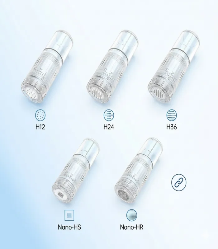 کارتریج سرم هیدراپن 12عدد H5 مدل H12 / H24 / H36 / Nano با مخزن 3 میلی‌لیتر