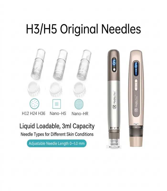 کارتریج سرم هیدراپن 12عدد H5 مدل H12 / H24 / H36 / Nano با مخزن 3 میلیلیتر