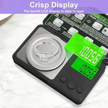 ترازوی دیجیتال فوق دقیق wigearss 0.001g High Precision Weighing PROFESSIONAL DIGITAL MINI SCALE ترازوی جیبی 50 گرمی با دقت 0.001 گرم