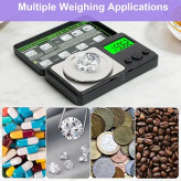 ترازوی دیجیتال فوق دقیق wigearss 0.001g High Precision Weighing PROFESSIONAL DIGITAL MINI SCALE ترازوی جیبی 50 گرمی با دقت 0.001 گرم