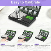 ترازوی دیجیتال فوق دقیق wigearss 0.001g High Precision Weighing PROFESSIONAL DIGITAL MINI SCALE ترازوی جیبی 50 گرمی با دقت 0.001 گرم