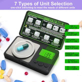 ترازوی دیجیتال فوق دقیق wigearss 0.001g High Precision Weighing PROFESSIONAL DIGITAL MINI SCALE ترازوی جیبی 50 گرمی با دقت 0.001 گرم