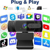 وبکم YIMONA W6 | وبکم فول اچدی 1080P با میکروفون داخلی