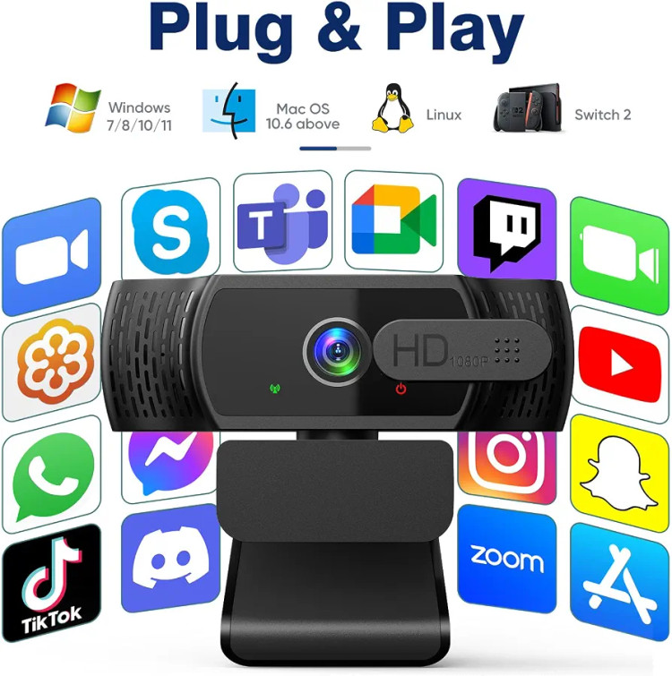 وبکم YIMONA W6 | وبکم فول اچدی 1080P با میکروفون داخلی