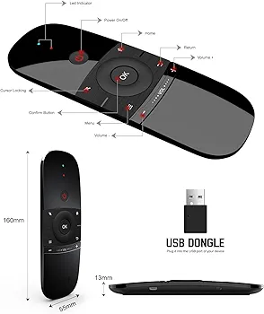 ایر ماوس و کیبورد بی‌سیم Air Mouse_W1