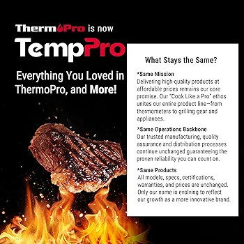 دماسنج دیجیتال آشپزی ThermoPro TP-16 | دماسنج گوشت و فر با نمایشگر LCD و تایمر