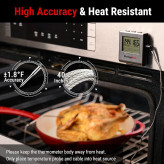 دماسنج دیجیتال آشپزی ThermoPro TP-16 | دماسنج گوشت و فر با نمایشگر LCD و تایمر