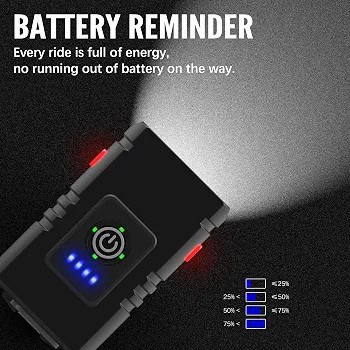 چراغ دوچرخه EILIOC. مدلKO2/KX3-B. Bicycle Light