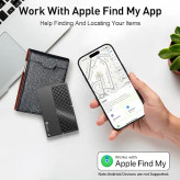 ردیاب بلوتوث هوشمند ردیاب کلید، کیف، چمدان و پاسپورت سازگار با.item Finder. BFADEHA Apple Find My