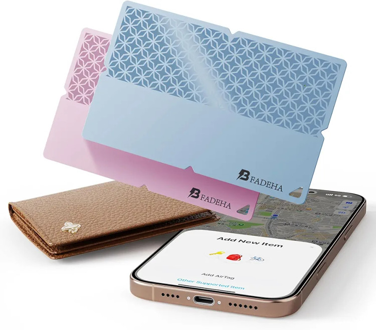 ردیاب بلوتوث هوشمند ردیاب کلید، کیف، چمدان و پاسپورت سازگار با.item Finder. BFADEHA Apple Find My